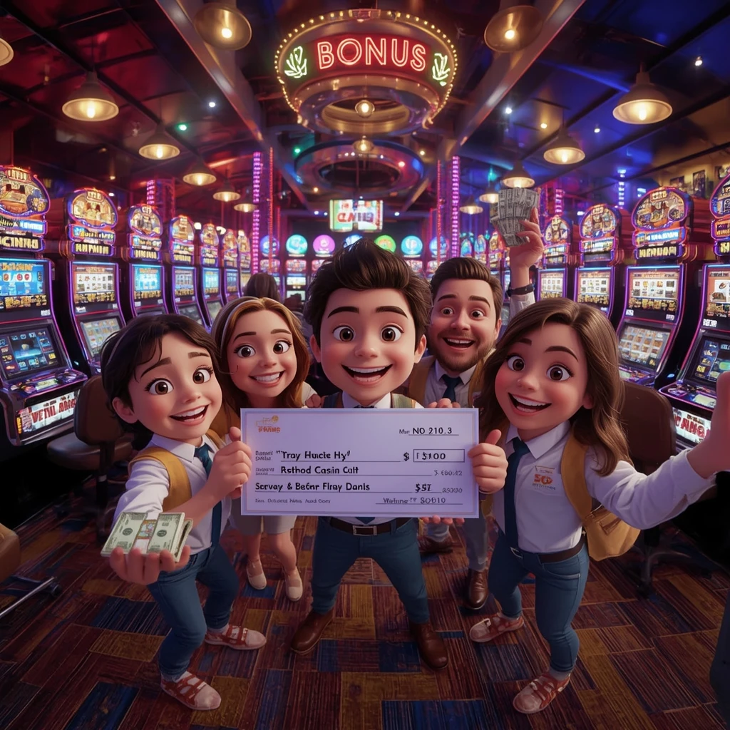 bonus in man's hands at WINDADDY CASINO